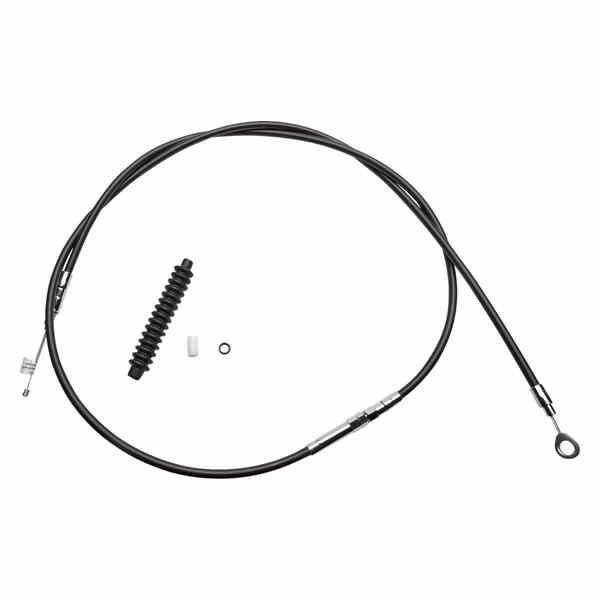 取寄せ 高効率のブラックビニールクラッチケーブル ドラッグスペシャリティーズ Clutch Cable - Vinyl 0652-1434 06521434