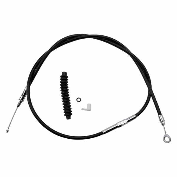 取寄せ 高効率のブラックビニールクラッチケーブル ドラッグスペシャリティーズ Clutch Cable - Vinyl 0652-1435 06521435