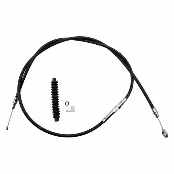 取寄せ 高効率のブラックビニールクラッチケーブル ドラッグスペシャリティーズ Clutch Cable - Vinyl 0652-1437 06521437