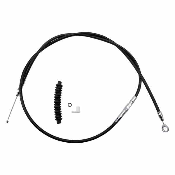 取寄せ 高効率のブラックビニールクラッチケーブル ドラッグスペシャリティーズ Clutch Cable - Vinyl 0652-1439 06521439
