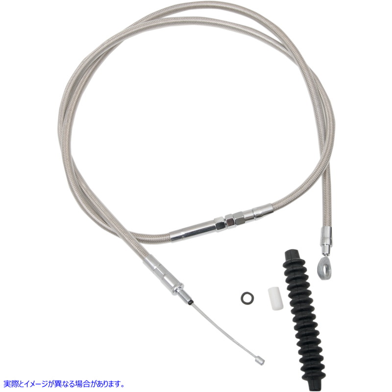 取寄せ 高効率の編組ステンレス鋼クラッチケーブル ドラッグスペシャリティーズ Clutch Cable - Braided 0652-1482 06521482