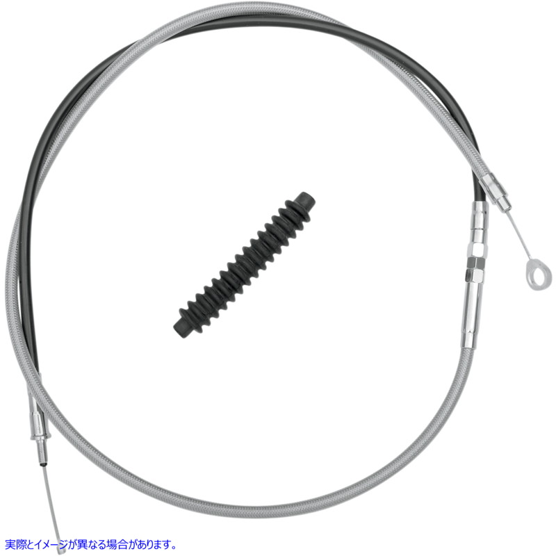 取寄せ 高効率の編組ステンレス鋼クラッチケーブル ドラッグスペシャリティーズ Clutch Cable - Braided 0652-1492 06521492