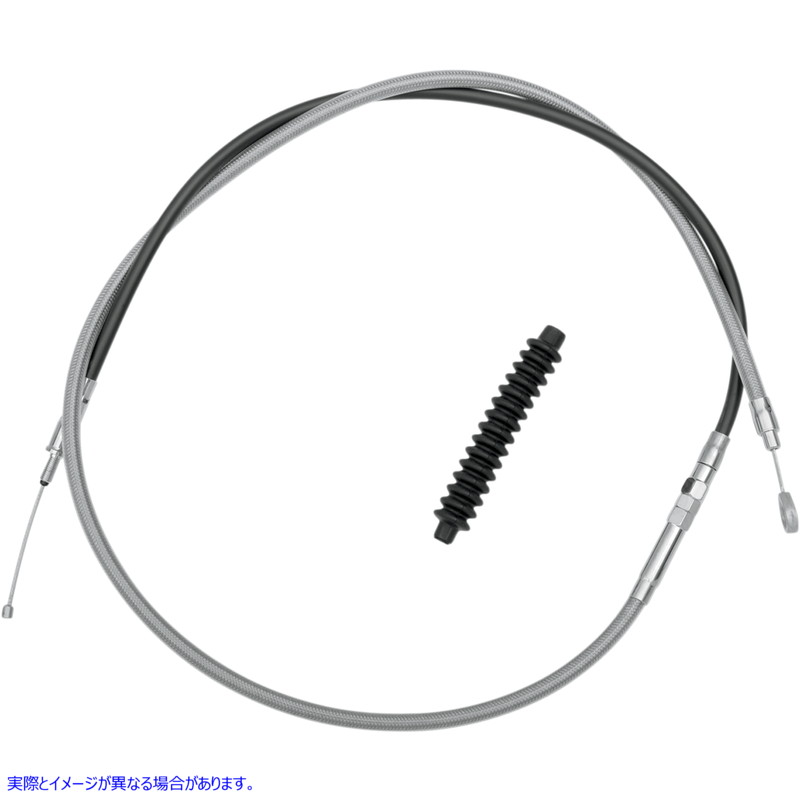取寄せ 高効率の編組ステンレス鋼クラッチケーブル ドラッグスペシャリティーズ Clutch Cable - Braided 0652-1493 06521493
