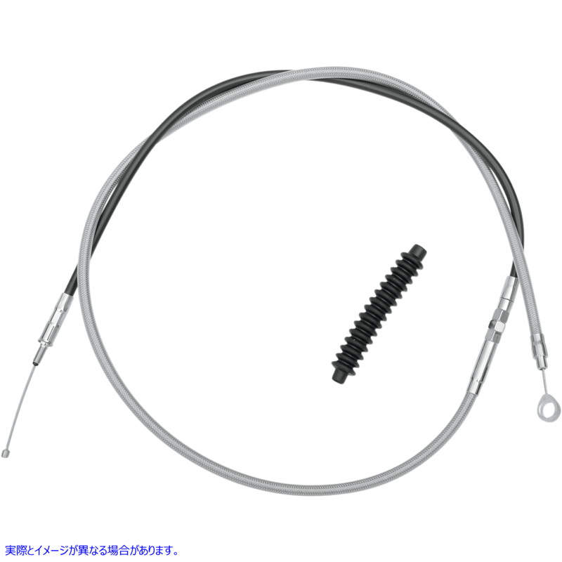 取寄せ 高効率の編組ステンレス鋼クラッチケーブル ドラッグスペシャリティーズ Clutch Cable - Braided 0652-1494 06521494