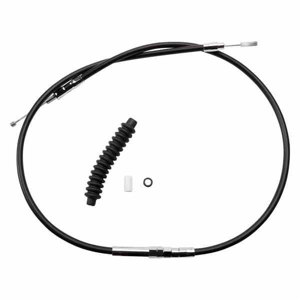 取寄せ 高効率のブラックビニールクラッチケーブル ドラッグスペシャリティーズ Clutch Cable - Vinyl 0652-1509 06521509