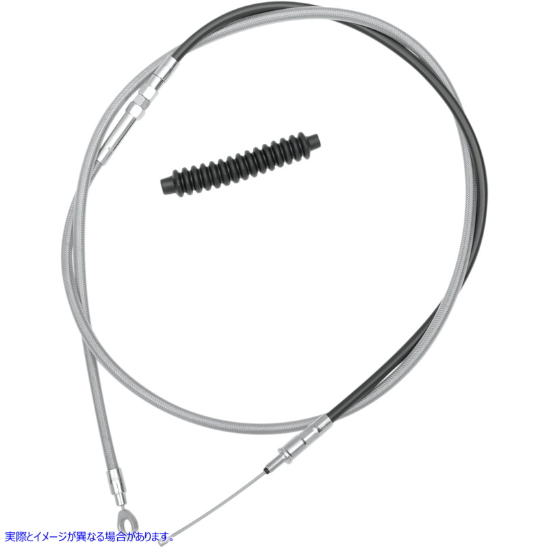 取寄せ 高効率の編組ステンレス鋼クラッチケーブル ドラッグスペシャリティーズ Clutch Cable - Braided 0652-1530 06521530