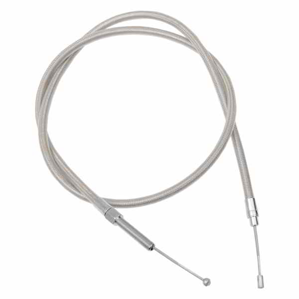 取寄せ 高効率の編組ステンレス鋼クラッチケーブル ドラッグスペシャリティーズ Clutch Cable - Braided 0652-1544 06521544