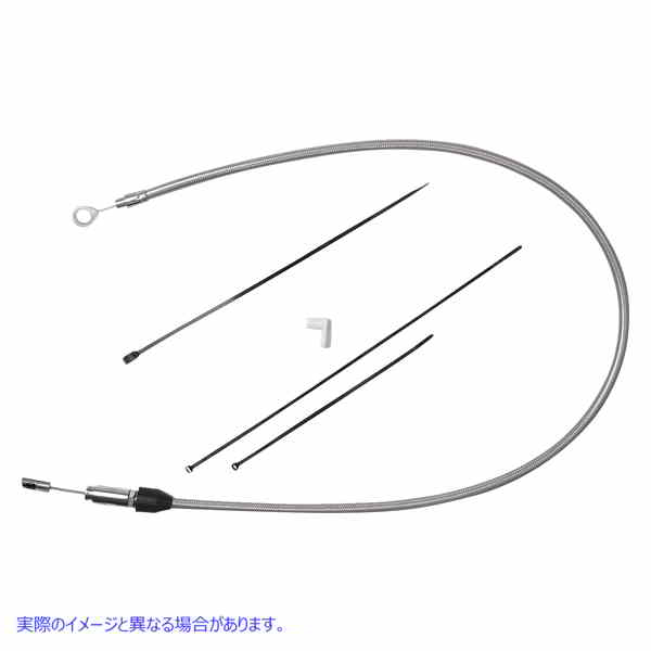 取寄せ クイックコネクトクラッチケーブル ドラッグスペシャリティーズ Quick Connect Clutch Cable - Upper - 48 - Stainless Steel 0652-2843 06522843