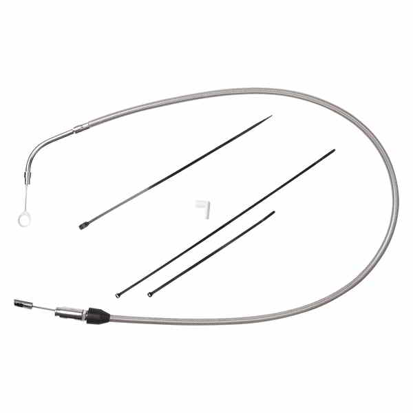取寄せ クイックコネクトクラッチケーブル ドラッグスペシャリティーズ Quick Connect Clutch Cable - Upper - 39 - Stainless Steel 0652-2848 06522848