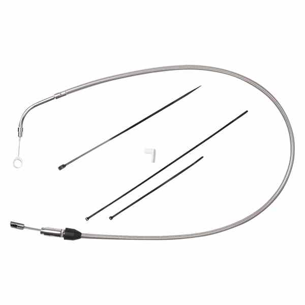 取寄せ クイックコネクトクラッチケーブル ドラッグスペシャリティーズ Quick Connect Clutch Cable - Upper - 41 - Stainless Steel 0652-2849 06522849