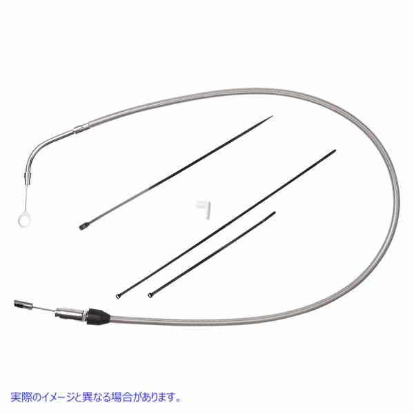 取寄せ クイックコネクトクラッチケーブル ドラッグスペシャリティーズ Quick Connect Clutch Cable - Upper - 43 - Stainless Steel 0652-2850 06522850