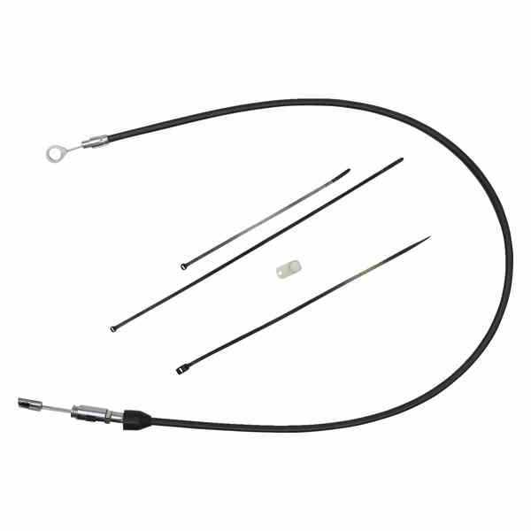取寄せ クイックコネクトクラッチケーブル ドラッグスペシャリティーズ Quick Connect Clutch Cable - Upper - 36 - Black/Chrome 0652-2855 06522855