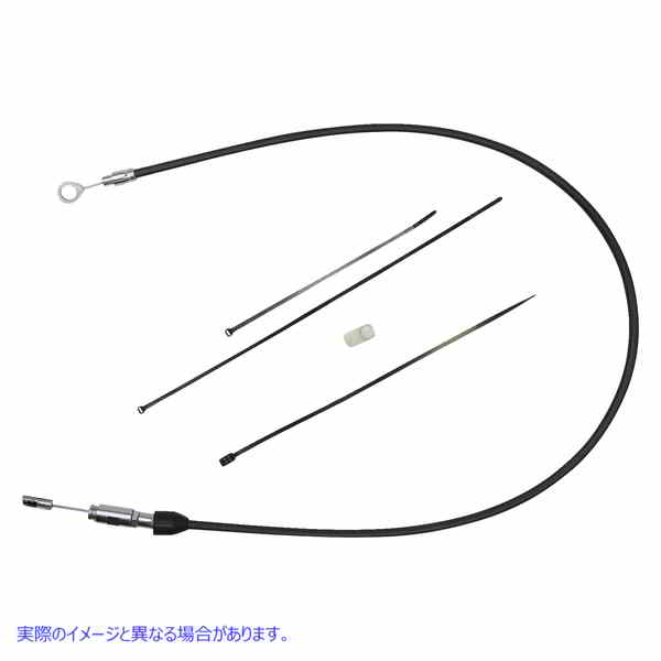 取寄せ クイックコネクトクラッチケーブル ドラッグスペシャリティーズ Quick Connect Clutch Cable - Upper - 45 - Black/Chrome 0652-2860 06522860
