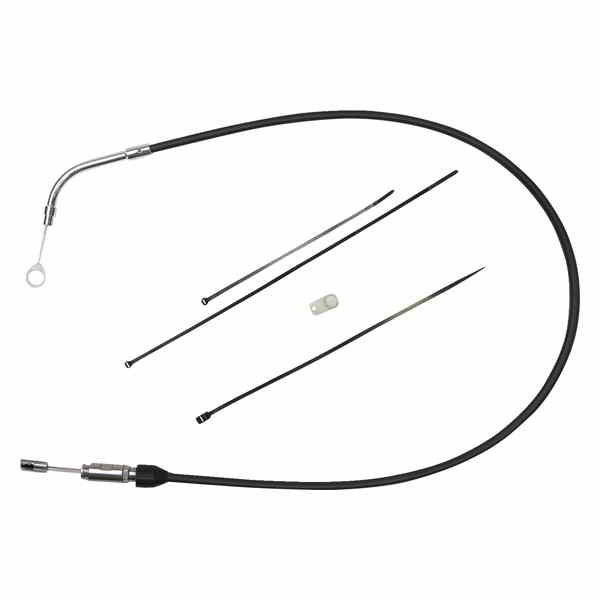 取寄せ クイックコネクトクラッチケーブル ドラッグスペシャリティーズ Quick Connect Clutch Cable - Upper - 41 - Black/Chrome 0652-2868 06522868