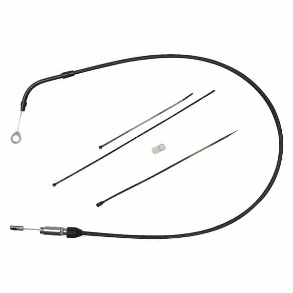 取寄せ クイックコネクトクラッチケーブル ドラッグスペシャリティーズ Quick Connect Clutch Cable - Upper - Bent Tube - 39 - Black/Black 0652-2886 06522886