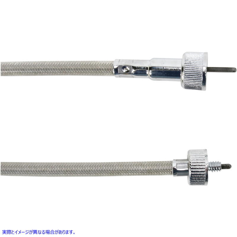 取寄せ 前輪駆動速度計ケーブル ドラッグスペシャリティーズ Speedometer Cable - 40 - Braided 0655-0047 06550047