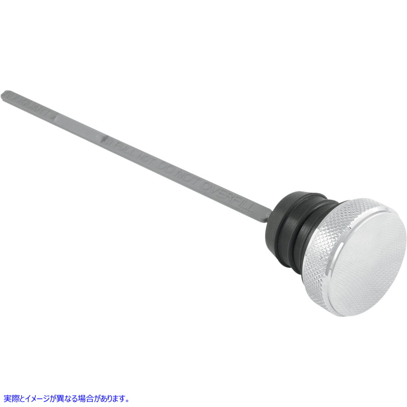 取寄せ カスタムオイルディップスティック ドラッグスペシャリティーズ Custom Oil Dipstick - Peaked - Chrome - Softail 0710-0120 07100120