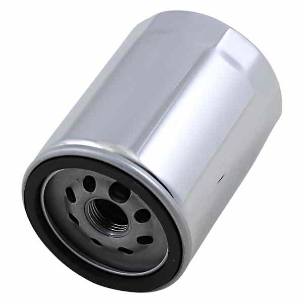 取寄せ スピンオンオイルフィルター ドラッグスペシャリティーズ Oil Filter - Chrome - M8 0712-0640 07120640