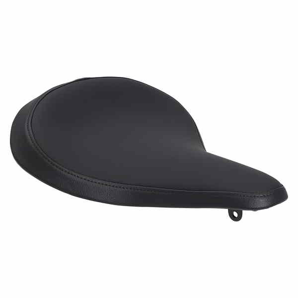 取寄せ スプリングのソロシート ドラッグスペシャリティーズ Seat - Spring Solo - Large - Black Solar-Reflective Leather - Smooth 0806-0052 08060052