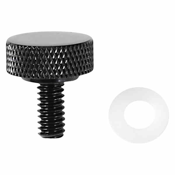 取寄せ シートノブキット ドラッグスペシャリティーズ Seat Knob - Smooth - Black - 1/4-20 0820-0145 08200145