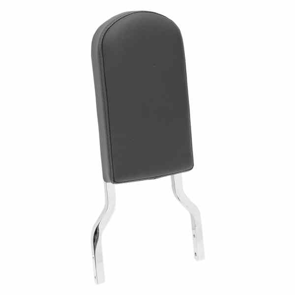 取寄せ レザーシシーバーパッド ドラッグスペシャリティーズ Sissy Bar Pad - Tall - Smooth - Black W/Solar Reflective Leather Top Stitch 0822-0298 08220298