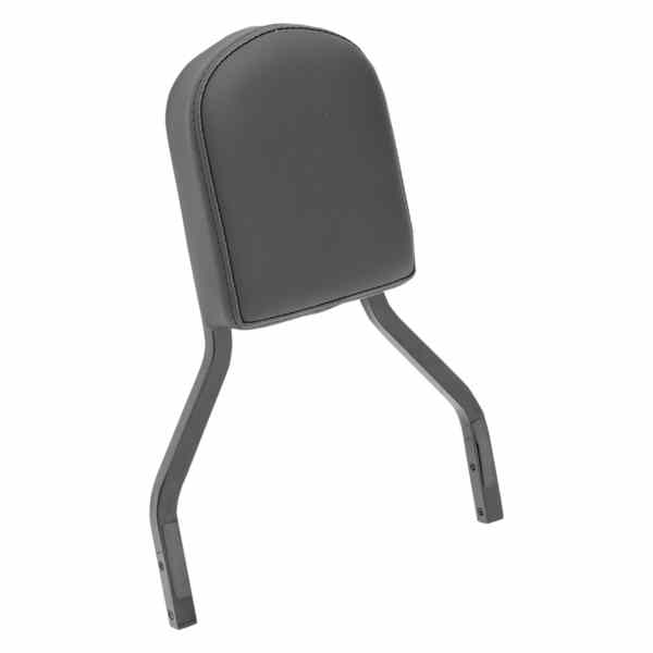 取寄せ レザーシシーバーパッド ドラッグスペシャリティーズ Sissy Bar Pad - Short - Smooth - Black W/Solar Reflective Leather Top Stitch 0822-0299 08220299