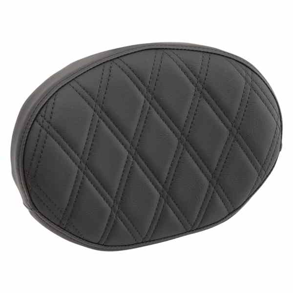 取寄せ シーシーバーパッド - ダブルダイヤモンド ドラッグスペシャリティーズ Sissy Bar Pad - Double Diamond - Black - Oval 0822-0446 08220446