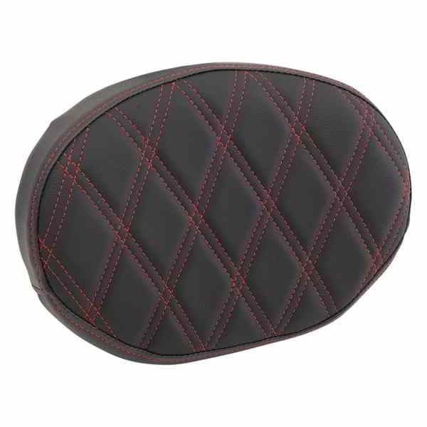 取寄せ シーシーバーパッド - ダブルダイヤモンド ドラッグスペシャリティーズ Sissy Bar Pad - Double Diamond - Red - Oval 0822-0448 08220448