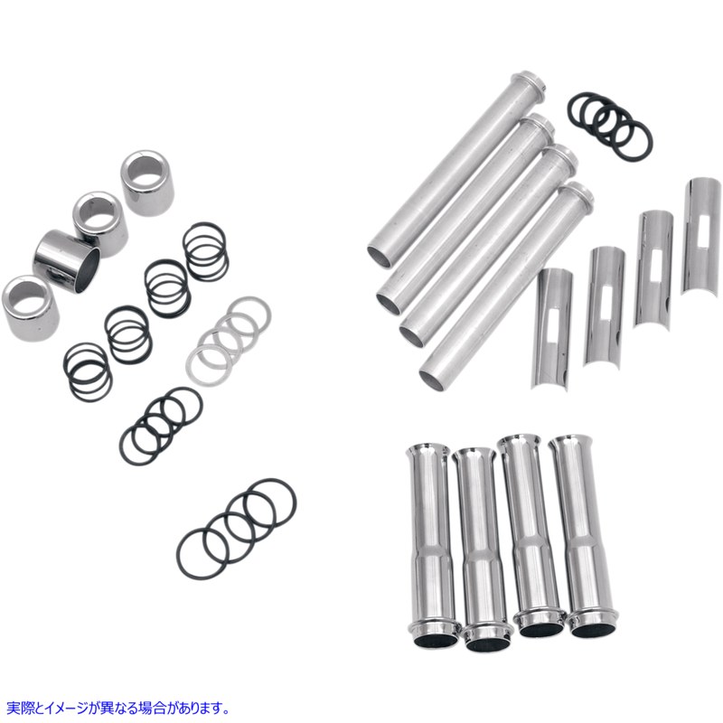 取寄せ プッシュロッドチューブキット ドラッグスペシャリティーズ Pushrod Tube Kit - Twin Cam 0928-0016 09280016