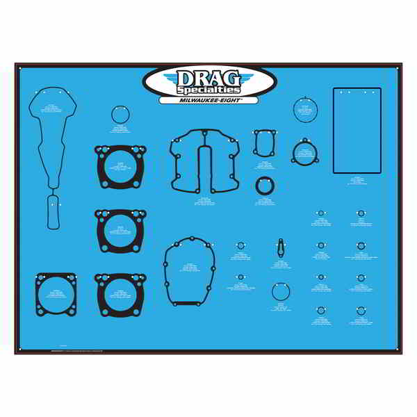 取寄せ ガスケットボード ドラッグスペシャリティーズ Gasket Display Board - M8 0934-6923 09346923