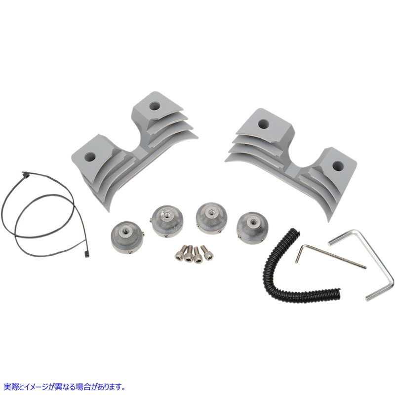 取寄せ スパークプラグ/ヘッドボルトカバー ドラッグスペシャリティーズ Spark Plug Cover - Silver - Sportster 0940-1316 09401316