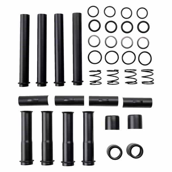 取寄せ プッシュロッドチューブキット ドラッグスペシャリティーズ Pushrod Tube Kit - Black - M8 09402106