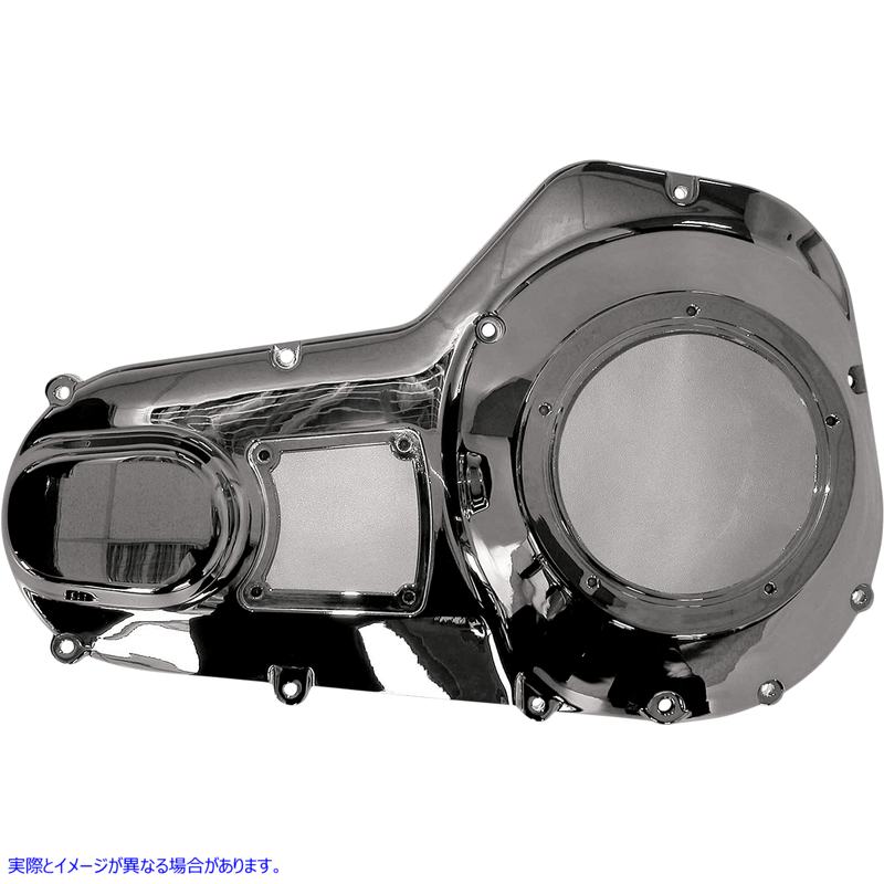 取寄せ 外側のプライマリカバー ドラッグスペシャリティーズ Outer Primary Cover - Chrome - '99-'06 FL 1107-0044 11070044