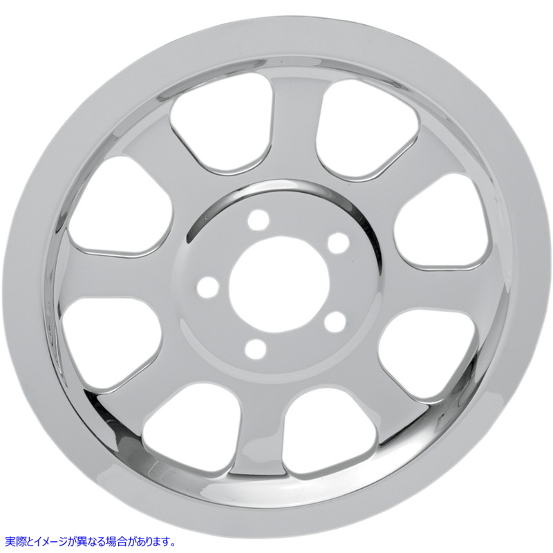 取寄せ クロム外側リアプーリーインサート ドラッグスペシャリティーズ Rear Pulley Insert - 70 Tooth - '00-'05 FXST/FLST 1201-0518 12010518