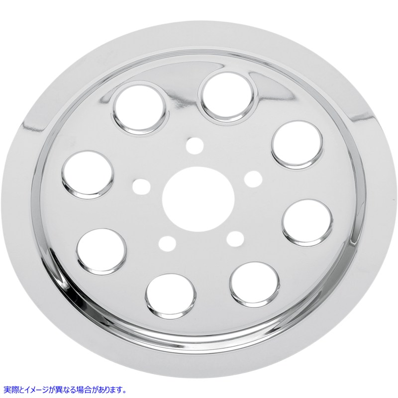 取寄せ クロム外側リアプーリーインサート ドラッグスペシャリティーズ Rear Pulley Insert - '91-'03 XL 1201-0519 12010519