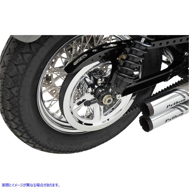 取寄せ クロム外側リアプーリーインサート ドラッグスペシャリティーズ Rear Pulley Insert - '04-'22 XL 1201-0520 12010520