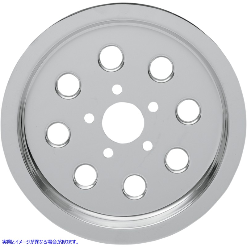 取寄せ クロム外側リアプーリーインサート ドラッグスペシャリティーズ Rear Pulley Insert - 65 Tooth - '84-'99 - Big Twin 1201-0540 12010540