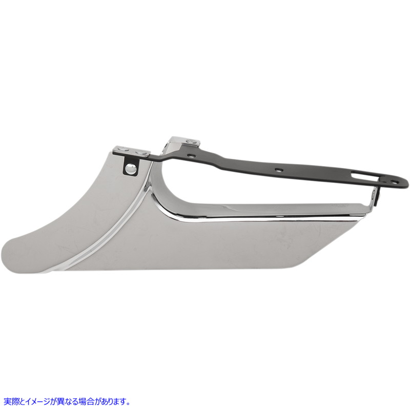 取寄せ リアベルトガード ドラッグスペシャリティーズ Low Rear Belt Guard - '14-'22 XL - Chrome 1202-0123 12020123