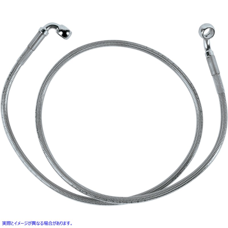 取寄せ ステンレススチールブレーキラインキット ドラッグスペシャリティーズ Brake Line - Front (Upper) - Stainless Steel 1204-2735 12042735