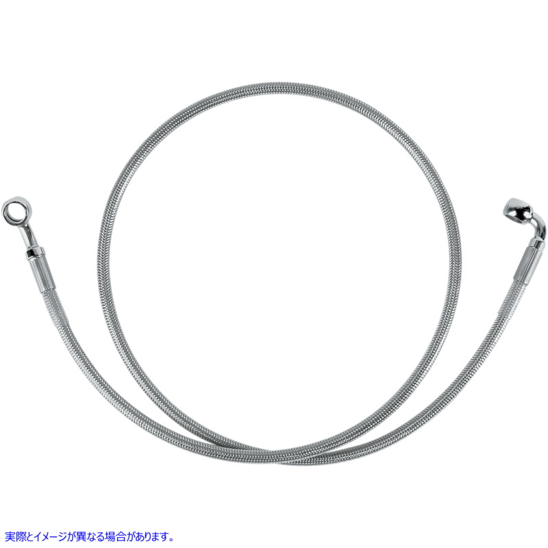 取寄せ ステンレススチールブレーキラインキット ドラッグスペシャリティーズ Brake Line - Front - Stainless Steel 1204-2738 12042738