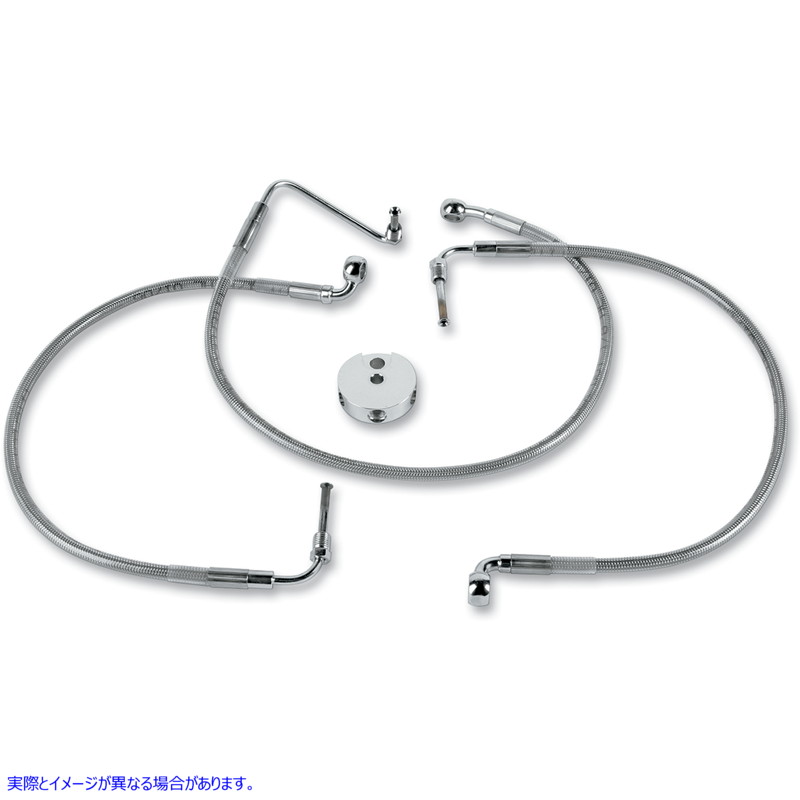 取寄せ ステンレススチールブレーキラインキット ドラッグスペシャリティーズ Brake Line - Front - Stainless Steel 1204-2739 12042739