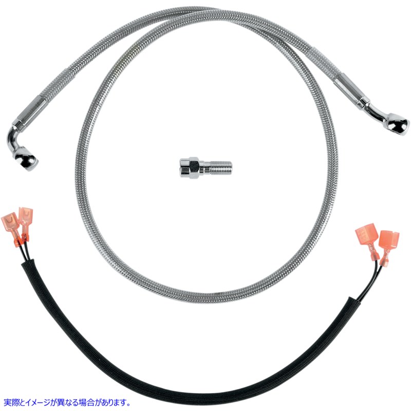 取寄せ ステンレススチールブレーキラインキット ドラッグスペシャリティーズ Brake Line - Rear - Stainless Steel 1204-2745 12042745
