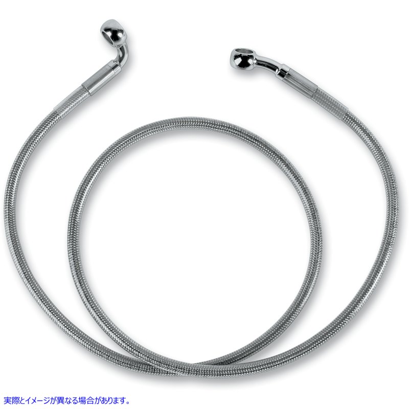 取寄せ ステンレススチールブレーキラインキット ドラッグスペシャリティーズ Brake Line - Front (Upper) - Stainless Steel 1204-2746 12042746