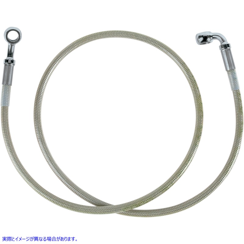 取寄せ ステンレススチールブレーキラインキット ドラッグスペシャリティーズ Brake Line - Front (Upper) - Stainless Steel 1204-2754 12042754