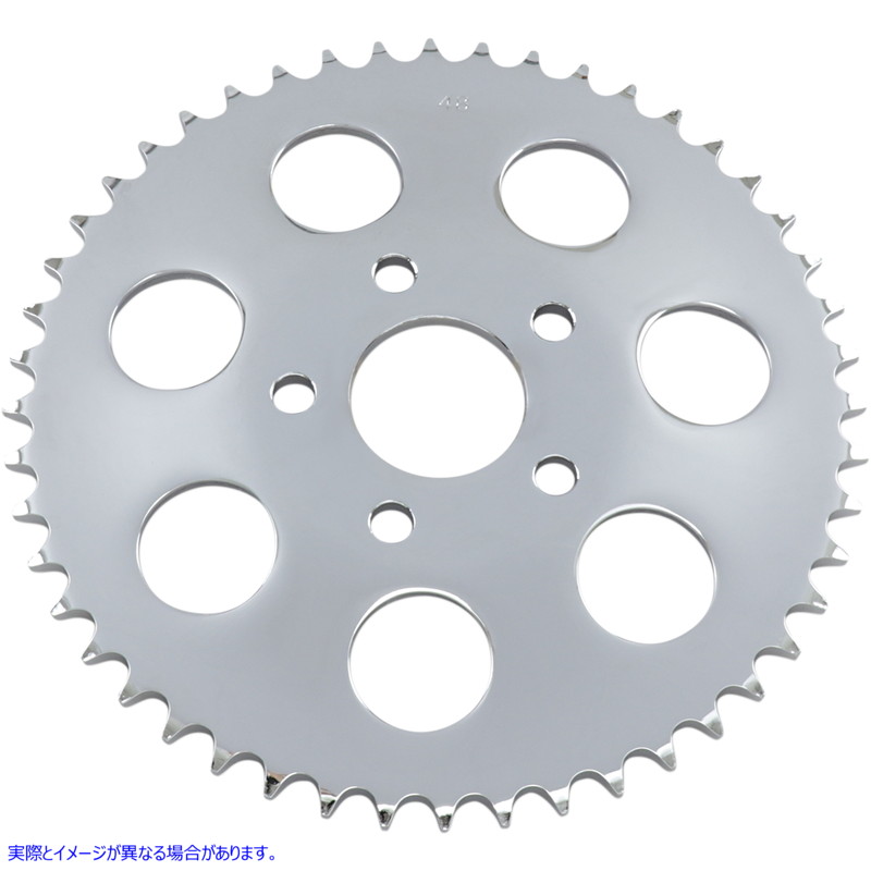 取寄せ 後輪スプロケット ドラッグスペシャリティーズ Rear Sprocket - 48 Tooth - Chrome 1210-0608 12100608