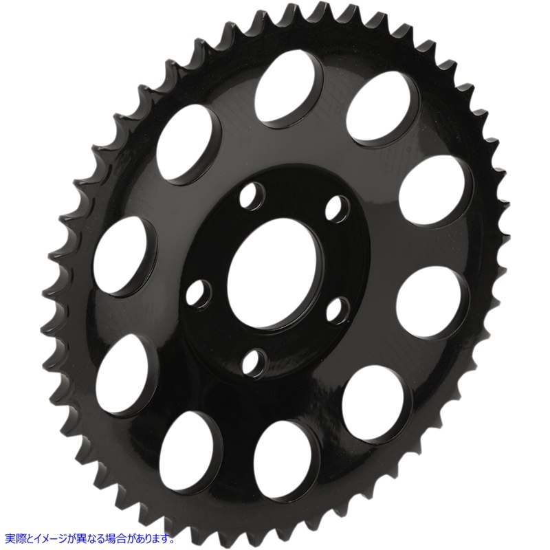 取寄せ 後輪スプロケット ドラッグスペシャリティーズ Rear Sprocket - Black - Dished - 48 Tooth 1210-1837 12101837