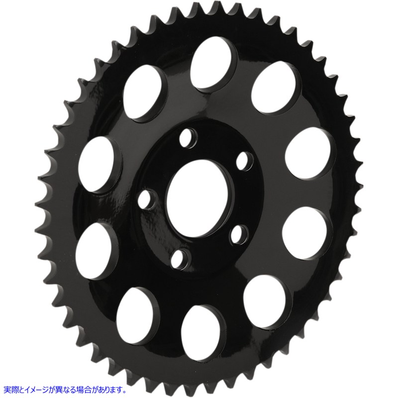 取寄せ 後輪スプロケット ドラッグスペシャリティーズ Rear Sprocket - Black - Dished - 49 Tooth 1210-1838 12101838