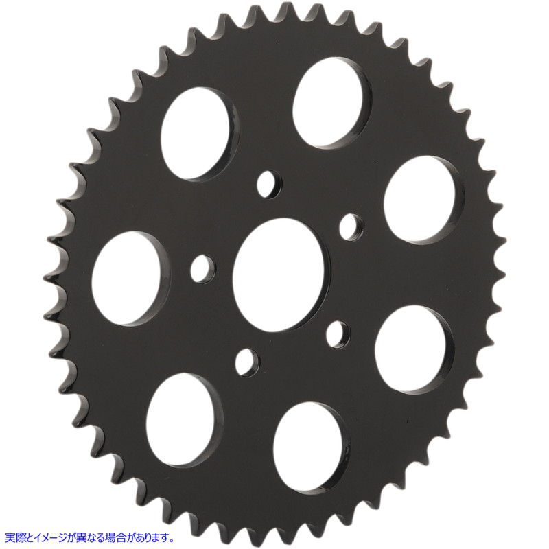 取寄せ 後輪スプロケット ドラッグスペシャリティーズ Rear Sprocket - Black - Dished - 46 Tooth 1210-1840 12101840