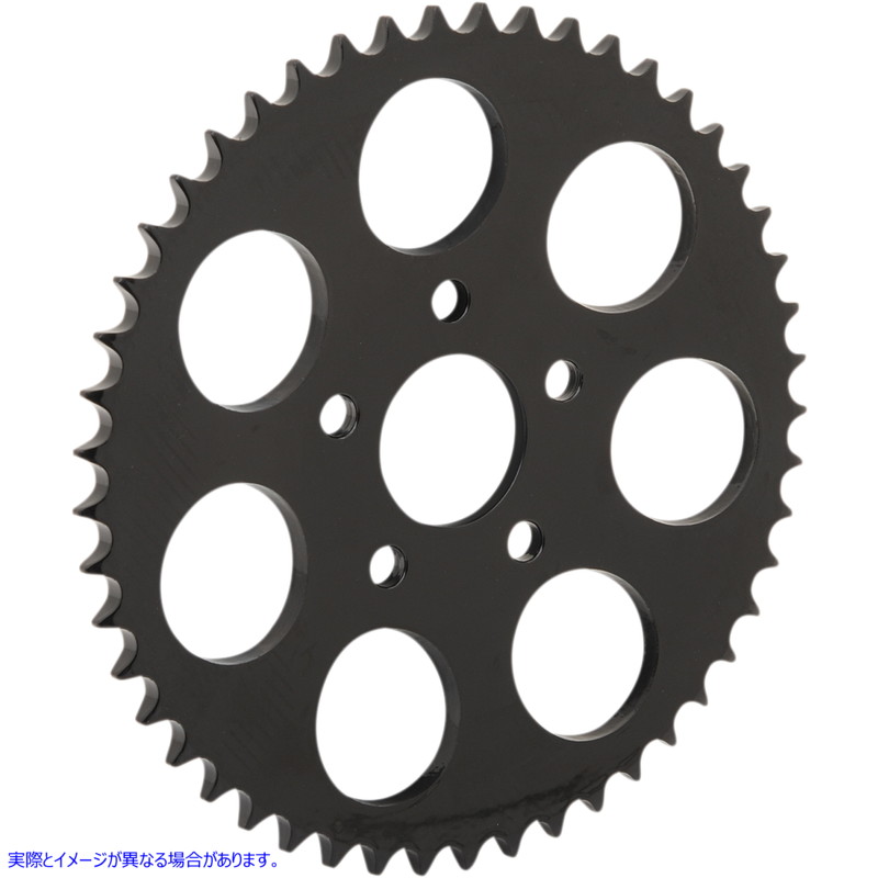 取寄せ 後輪スプロケット ドラッグスペシャリティーズ Rear Sprocket - Black - Dished - 49 Tooth 1210-1842 12101842