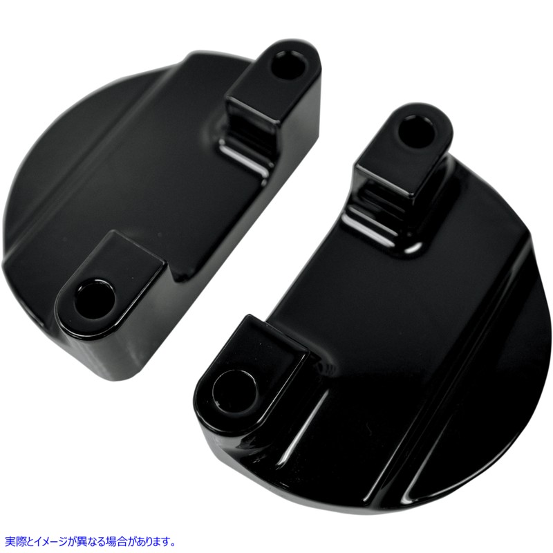 取寄せ 21輪用のFender to Forkアダプター ドラッグスペシャリティーズ Fender-To-Fork Adapters - Gloss Black 1410-0065 14100065